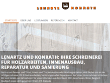 Tablet Screenshot of lenartz-konrath.de